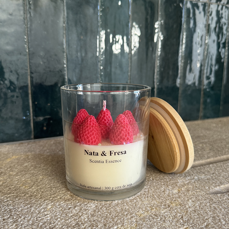 Vela Fresas con Nata  2