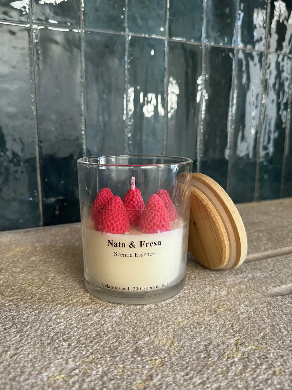 Vela Fresas con Nata  2