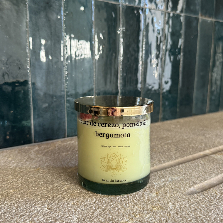 Vela Flor de Cerezo, Pomelo & Bergamota 1