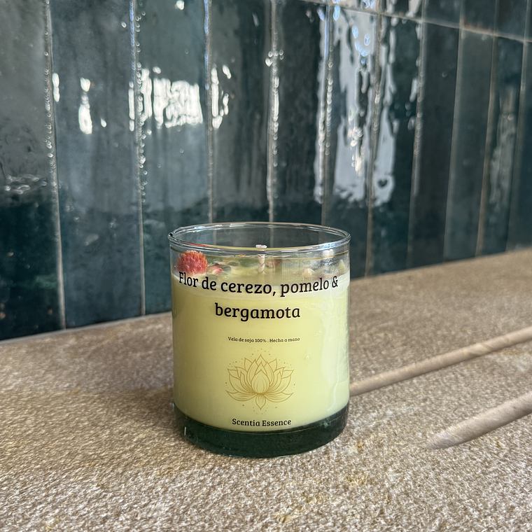 Vela Flor de Cerezo, Pomelo & Bergamota 2