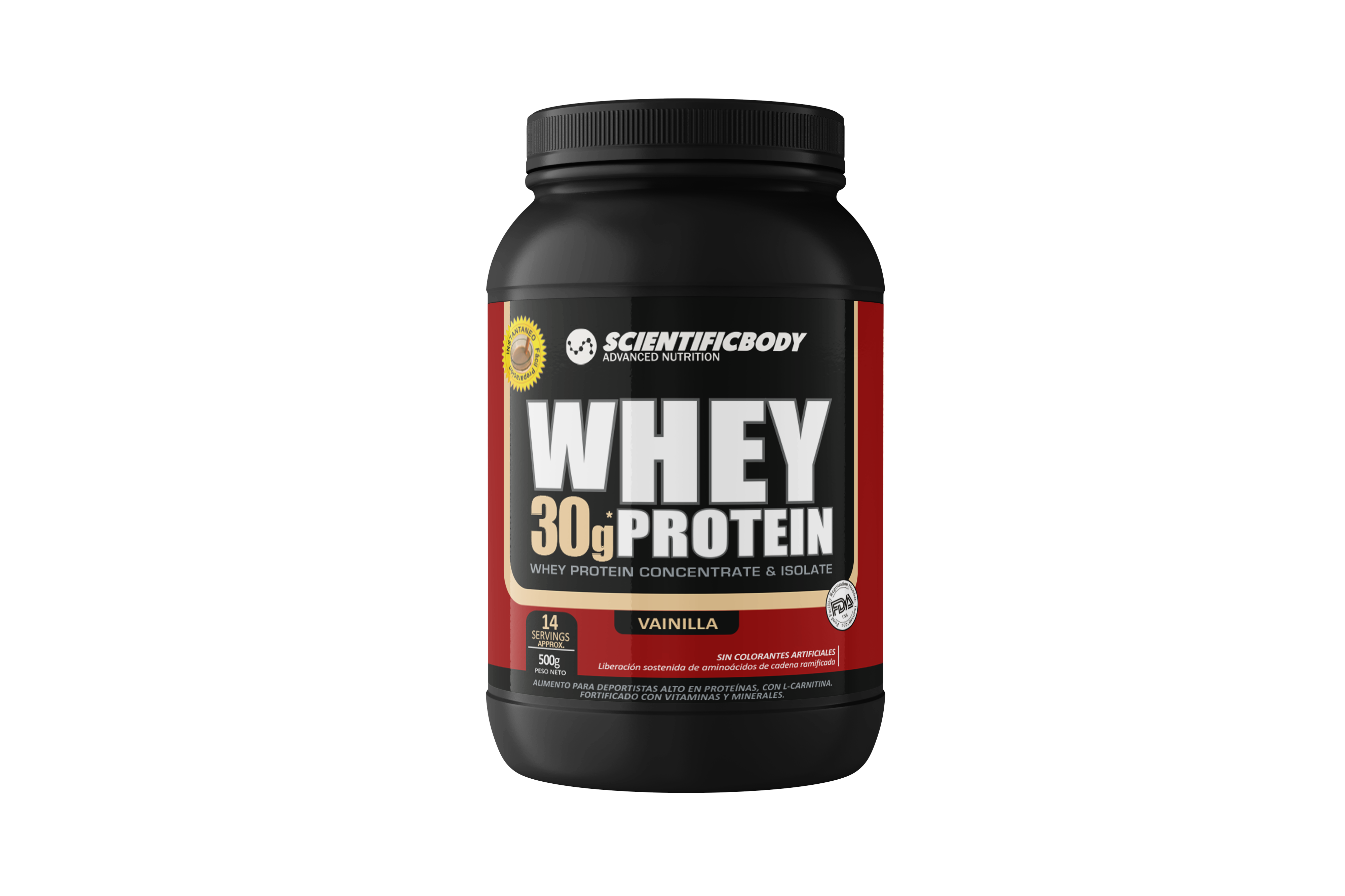 Whey Protein 500gr Sabor Vainilla 1