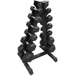 Pack 195 Kg Mancuernas Hexagonales (10 a 22.5kg) + Rack Triangular - Miniatura 6