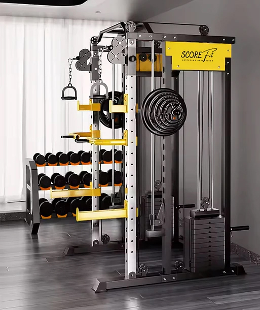 Power Rack SF-PRO + Banco Regulable + 30Kg en Discos 8