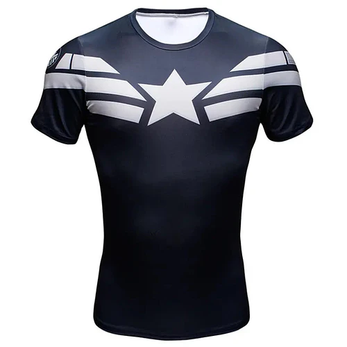 Camiseta de Compresión Capitán América 