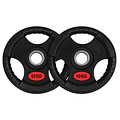Par Discos Olímpicos Grip 10 Kg (triple agarre)