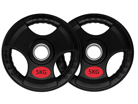 Par Discos Olímpicos Grip 5 Kg (triple agarre)