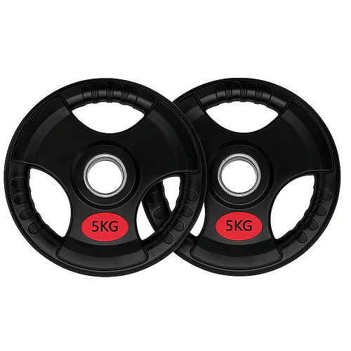 Par Discos Olímpicos Grip 5 Kg (triple agarre)