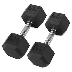 Par Mancuernas Hexagonales 12.5 Kg (total 25kg) - Miniatura 1