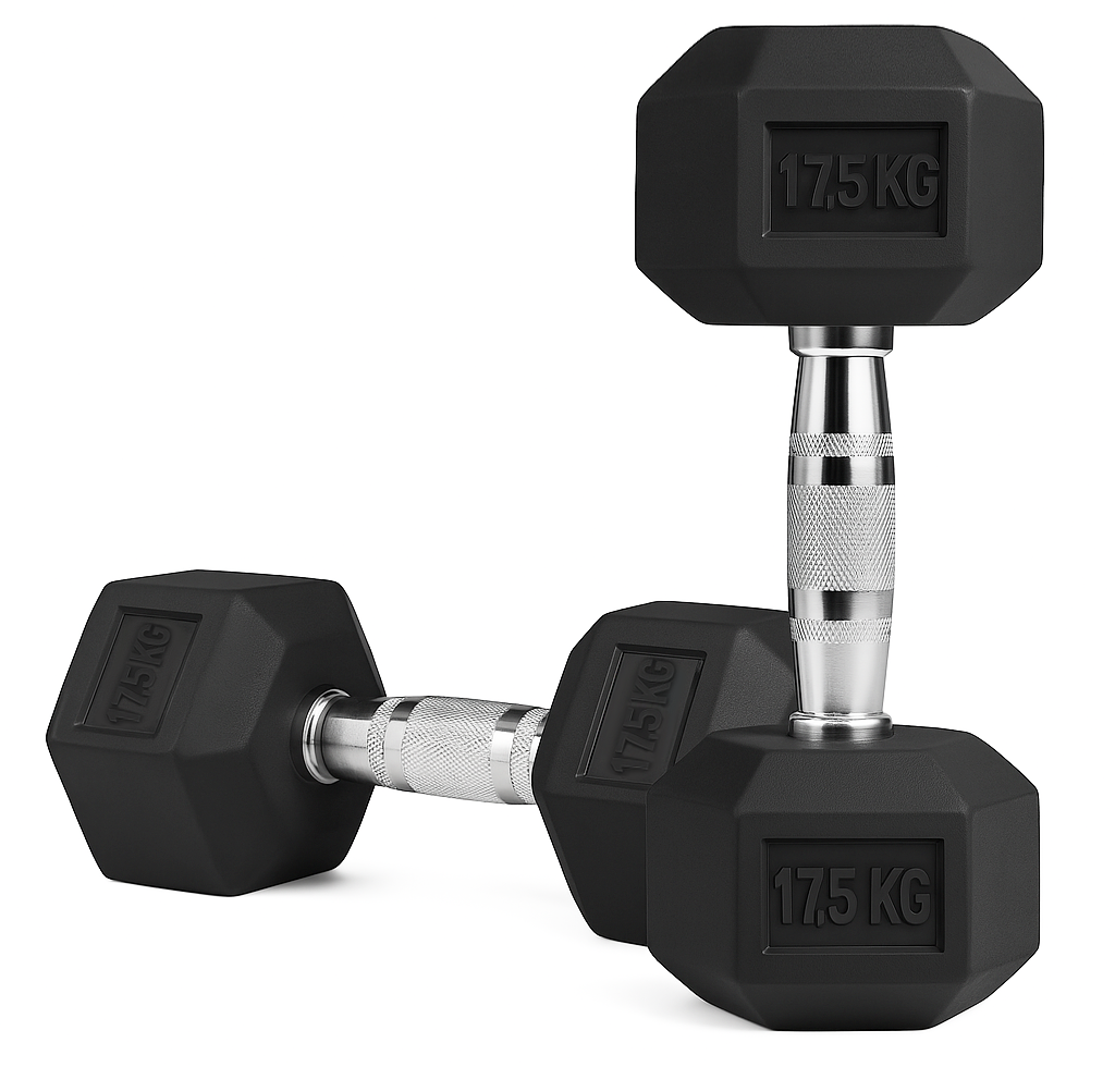 Par Mancuernas Hexagonales 17.5 Kg (total 35kg) 1