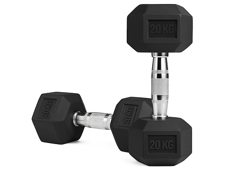 Par Mancuernas Hexagonales 20 Kg (total 40kg)