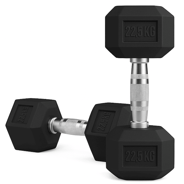 Mancuernas Hexagonales Par 22,5 Kg (total 45kg) 1