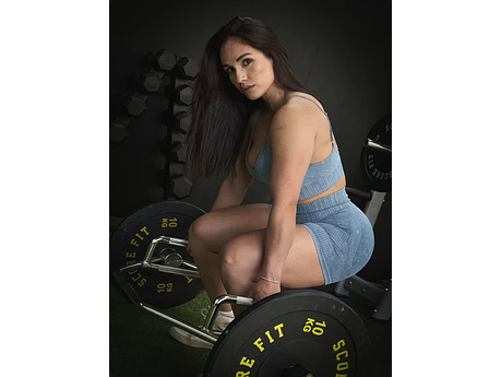 Conjunto Deportivo Celeste Jaspeado