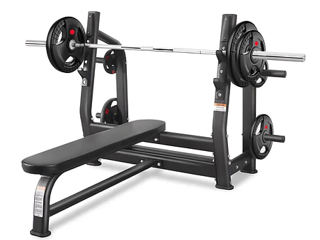 Banco Plano Alto Trafico + Barra 20 Kg + 50 Kg Discos
