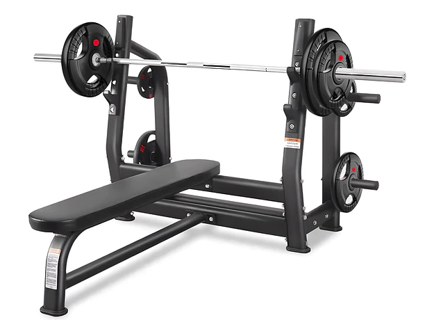 Banco Plano Alto Trafico + Barra 20 Kg + 50 Kg Discos