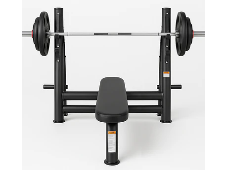 Banco Plano Alto Trafico + Barra 20 Kg + 50 Kg Discos
