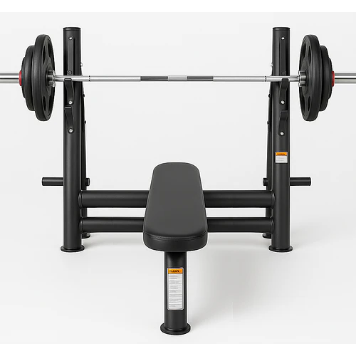 Banco Plano Alto Trafico + Barra 20 Kg + 50 Kg Discos