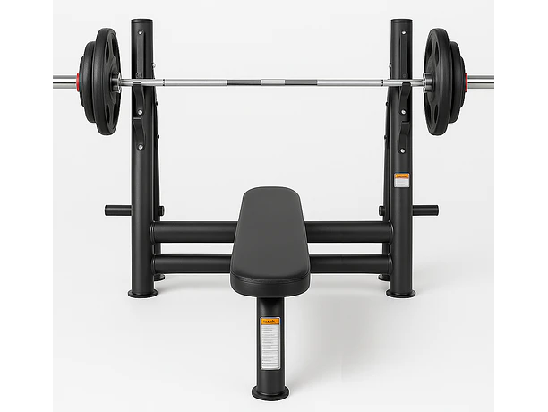 Banco Plano Alto Trafico + Barra 20 Kg + 50 Kg Discos