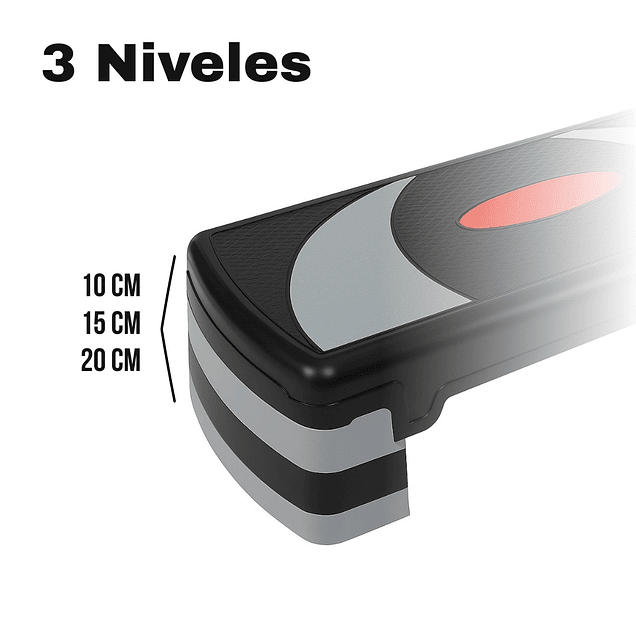 Step Aeróbico 3 Niveles Ajustables 3