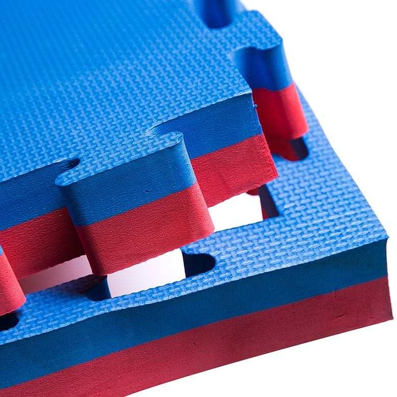 Tatami 100x100x3cm Rojo/Azul SCORE FIT® 2