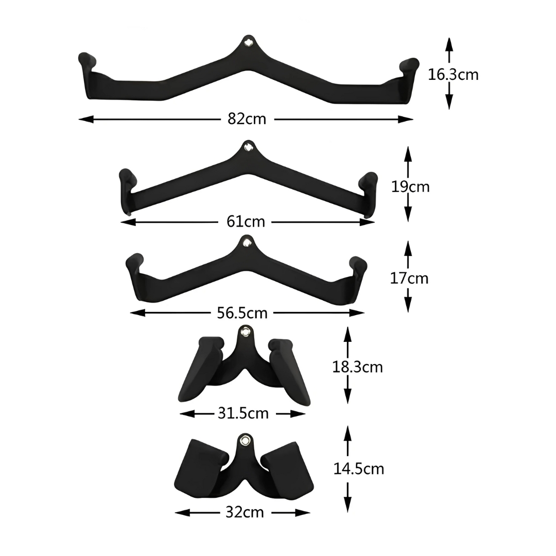 Set 5 Agarres para Polea SCORE FIT® 2