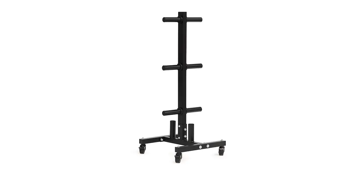 Rack Para Barras y Discos con Ruedas | SCORE FIT® Chile