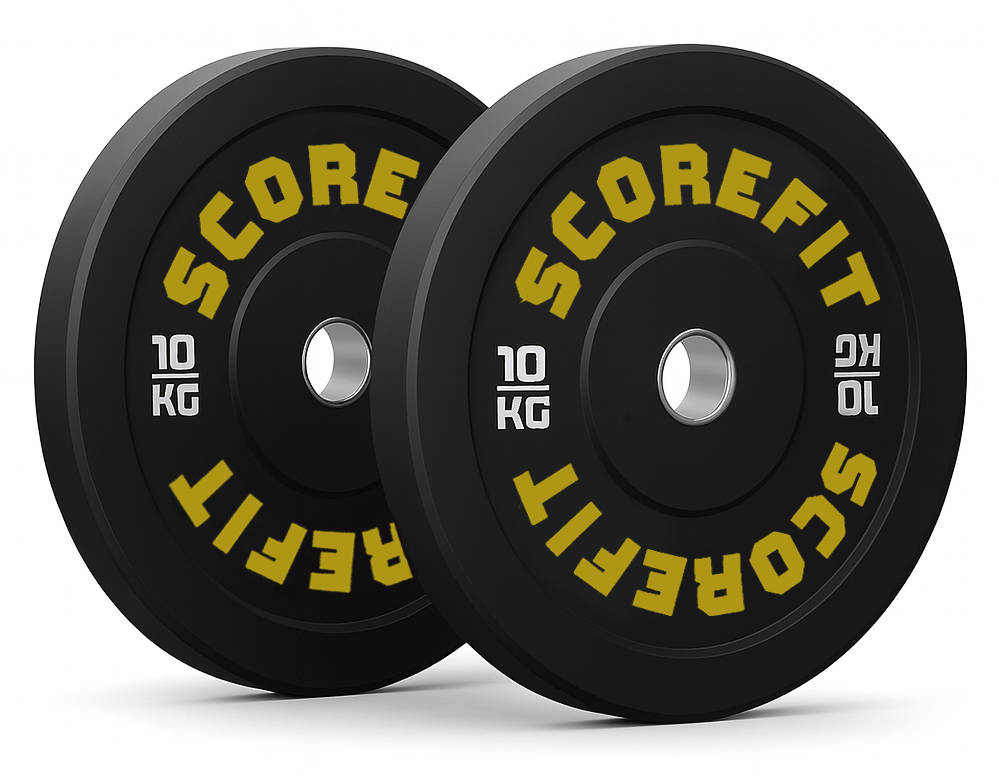 Par Discos Olímpicos Bumper 10 Kg Score Fit® 1