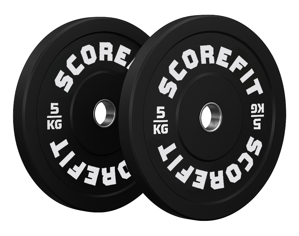 Par Discos Olímpicos Bumper 5 Kg SCORE FIT® 1
