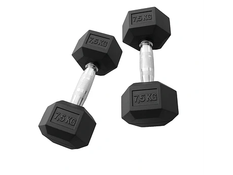 Par Mancuernas Hexagonales 7.5 Kg (total 15kg)