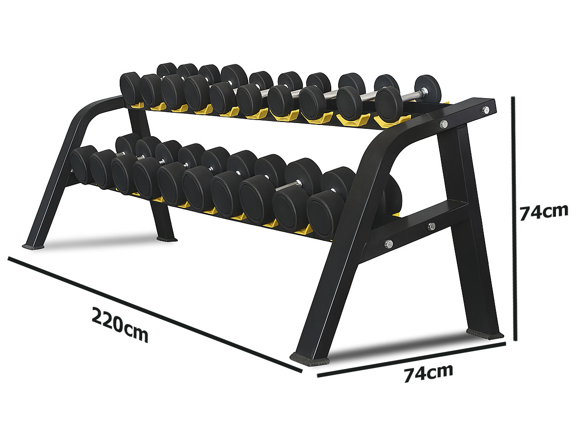 275 Kg Mancuernas Premium + Rack Grande (RESERVA 40%) 4