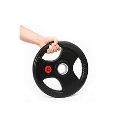 Par Discos Olímpicos Grip 15 Kg (triple agarre) - Miniatura 2