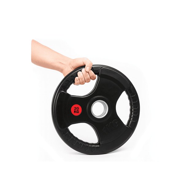 Par Discos Olímpicos Grip 20 Kg (triple agarre) 2