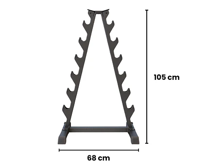 Rack de Mancuernas Triangular (6 niveles)