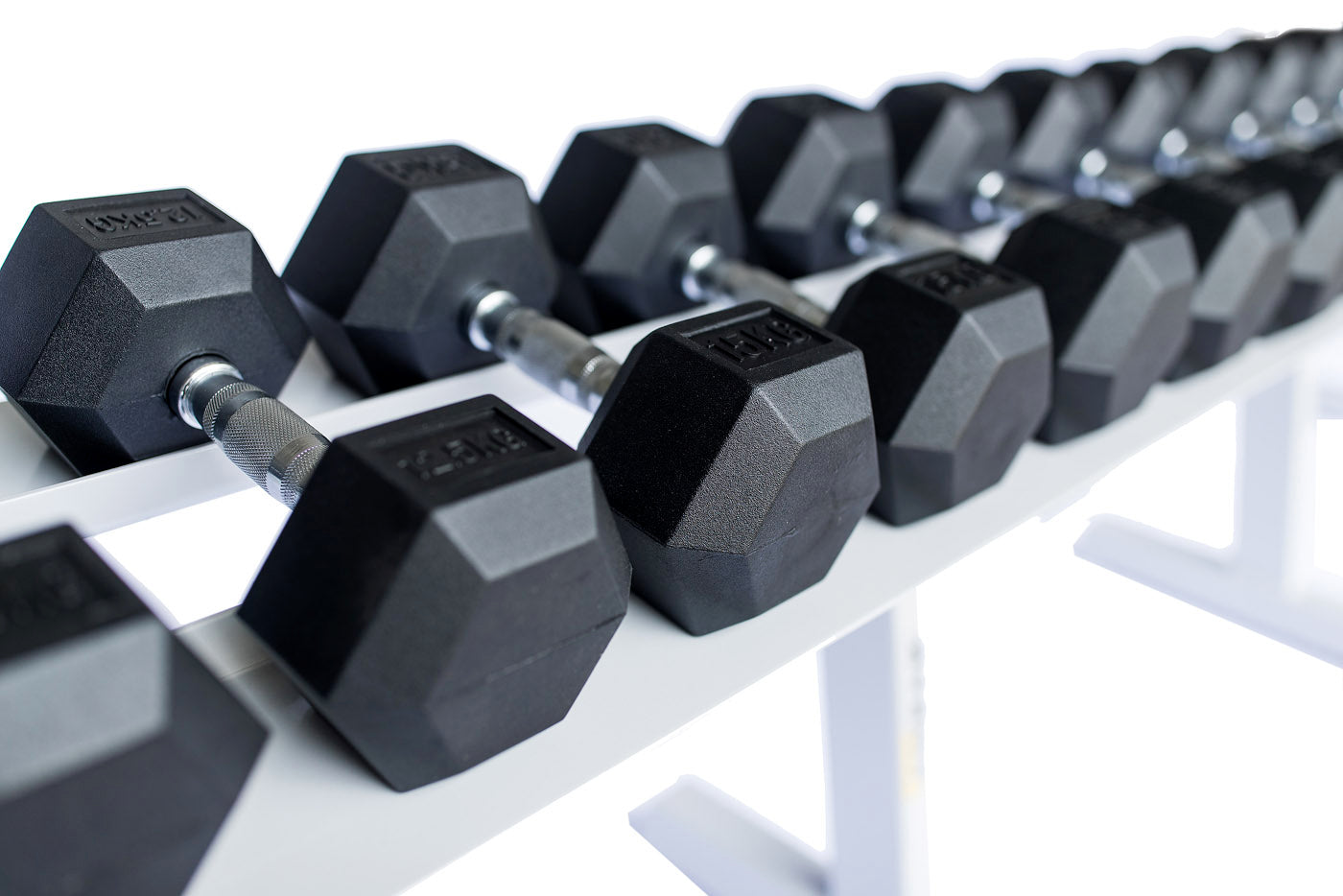 Set 75 Kg Mancuernas Hexagonales + Arm Blaster 3