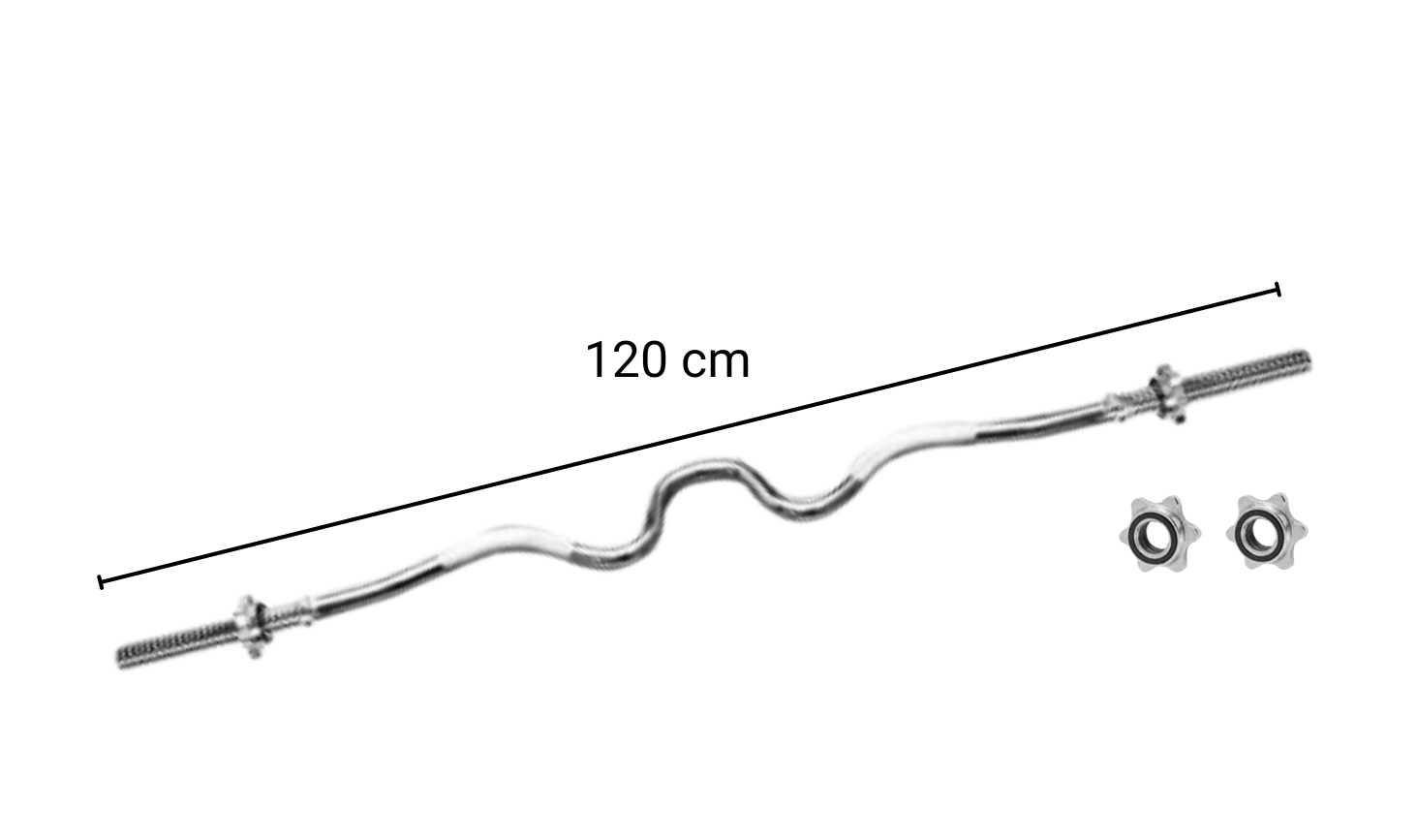 Barra Curva W + Cinturon Biceps Arm Blaster® 2