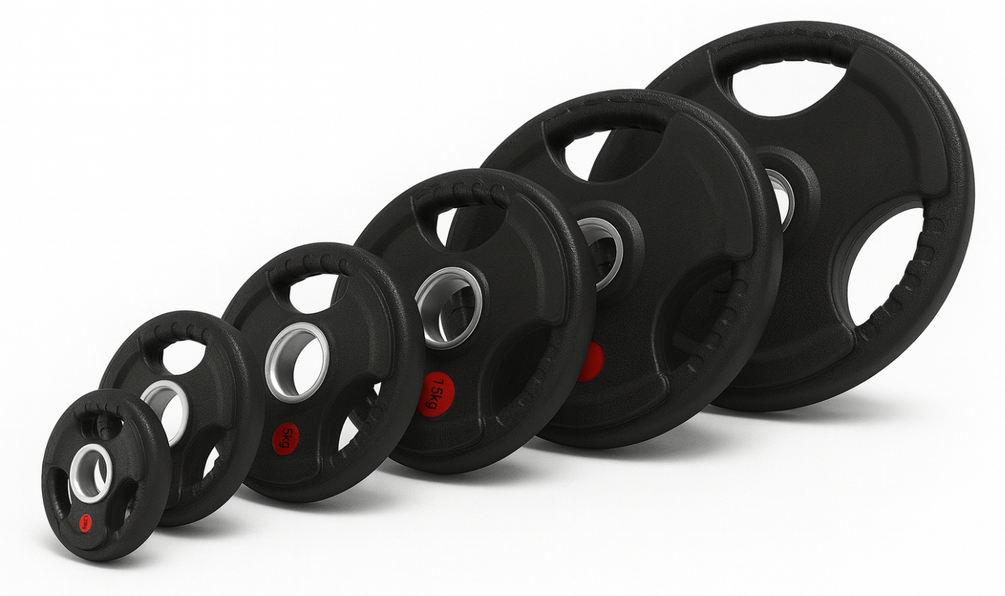 Set 150 Kg Discos Olímpicos Grip 1