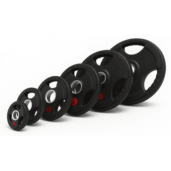 Set 150 Kg Discos Olímpicos Grip 1