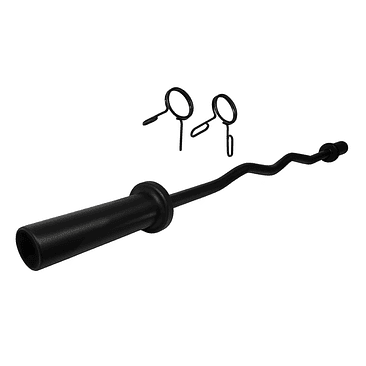 Barra Z Olímpica 9 Kg Black Score Fit® (1.20m) 1