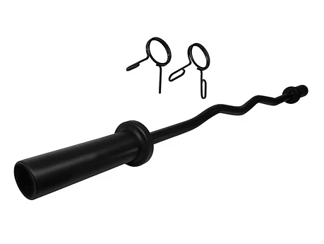 Barra Z Olímpica 9 KG Black SCORE FIT® (120 cm)