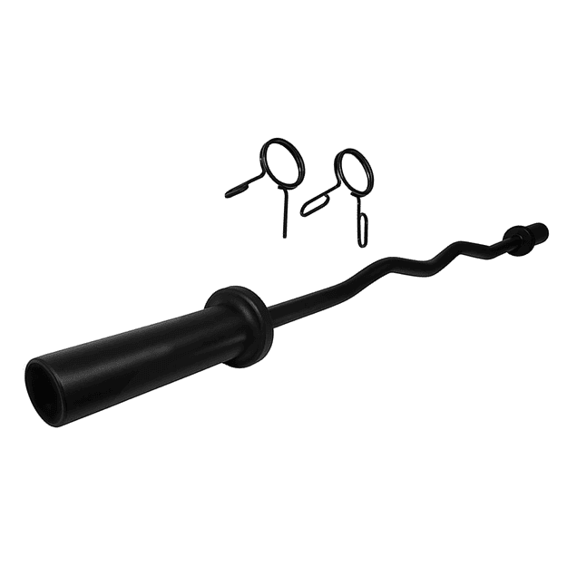 Barra Z Olímpica 9 Kg Black Score Fit® (1.20m) 1