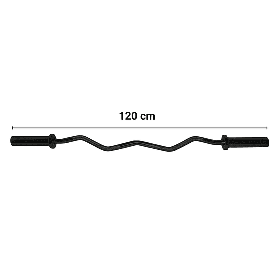 Barra Z Olímpica 9 Kg Black Score Fit® (1.20m) 4