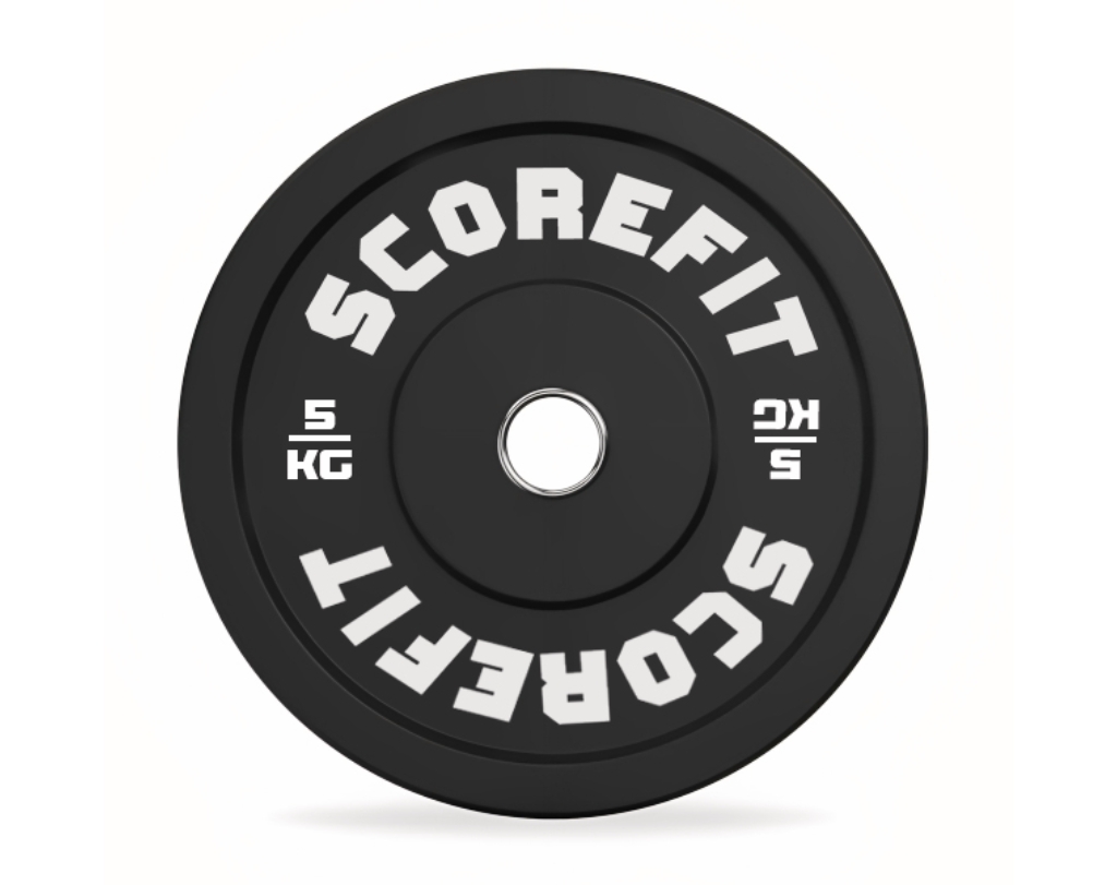 Par Discos Olímpicos Bumper 5 Kg SCORE FIT® 2