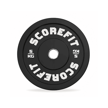 Par Discos Olímpicos Bumper 5 Kg Score Fit® 2