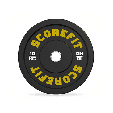 Par Discos Olímpicos Bumper 10 Kg Score Fit® 2