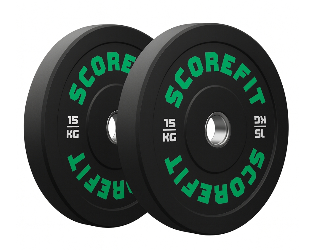 Par Discos Olímpicos Bumper 15 Kg SCORE FIT® 1