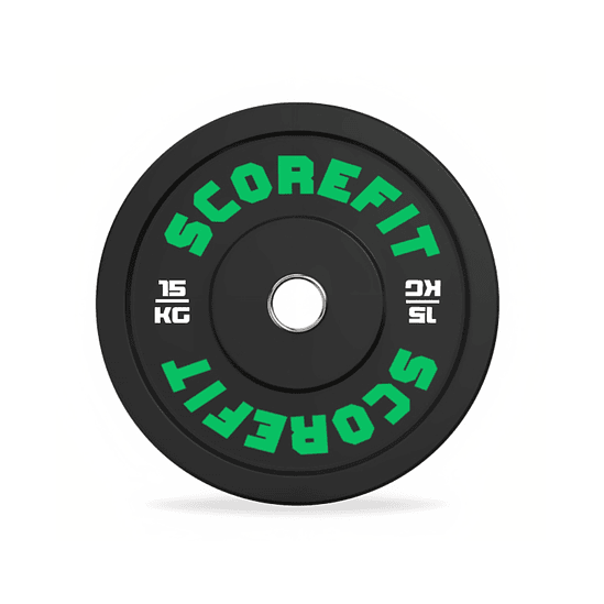 Par Discos Olímpicos Bumper 15 Kg Score Fit® (PREVENTA) 2