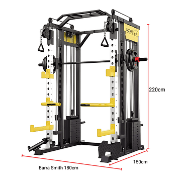 Power Rack SF-PRO + Banco Regulable + 30Kg Discos (PREVENTA) 2