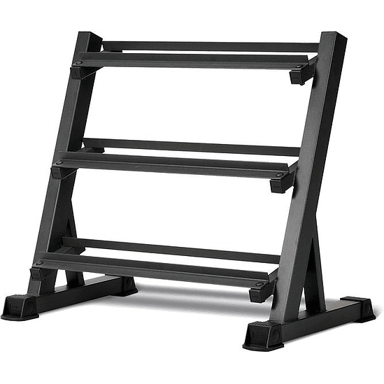 Pack 210 Kg Mancuernas Hexagonales (7.5 a 22.5kg) + Rack 3 Niveles 6