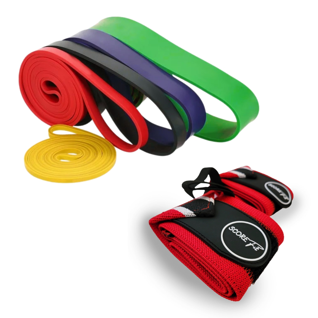 Pack 5 Bandas + Muñequeras SCORE FIT® 1