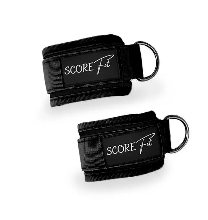 Pack Polea Cuerda + Agarre V + Tobilleras negras SCORE FIT® 3