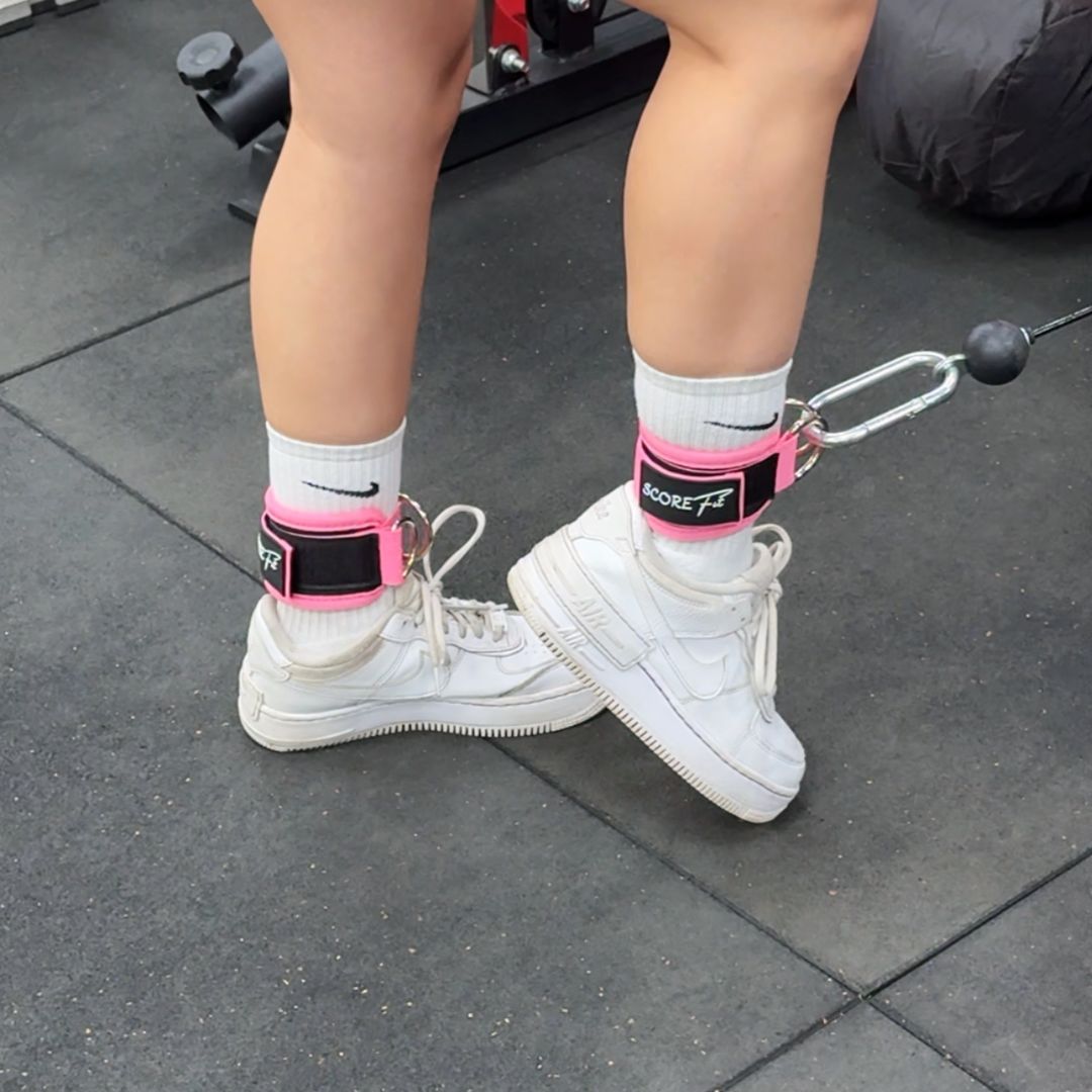 Pack Polea Cuerda + Agarre V + Tobilleras negras SCORE FIT® 4